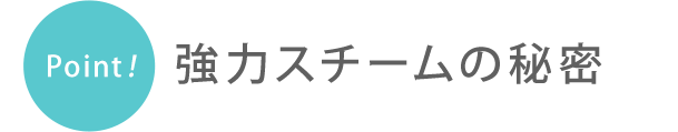 強力スチームの秘密